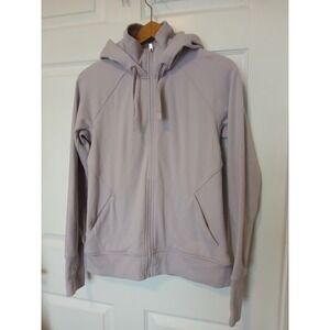 Athleta Triumph Hoodie Zip Up Size M  baby Pink